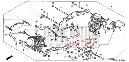 CARBURATEUR (ENS.) VT125CX de 1999